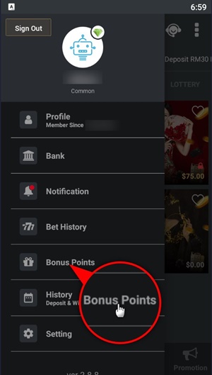 3 Steps to Check 9KING's Bonus Points-2
