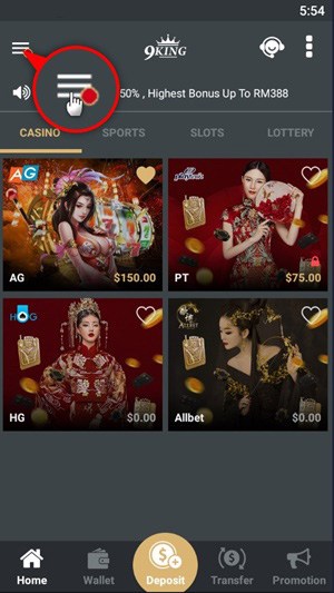 9KING Guideline How To Activate Bank Account in 9KING 1