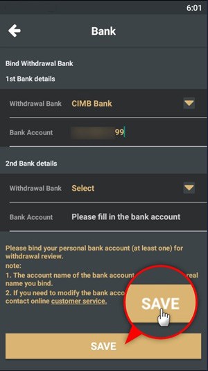 9KING Guideline How To Activate Bank Account in 9KING 5