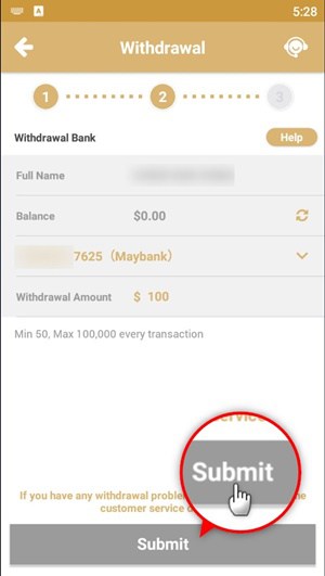 Simple Steps to Withdraw 9KING Money-4