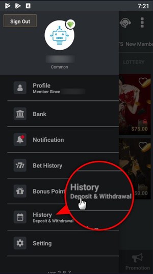 Steps to Check Your 9KING Deposit & Withdrawal Record-2