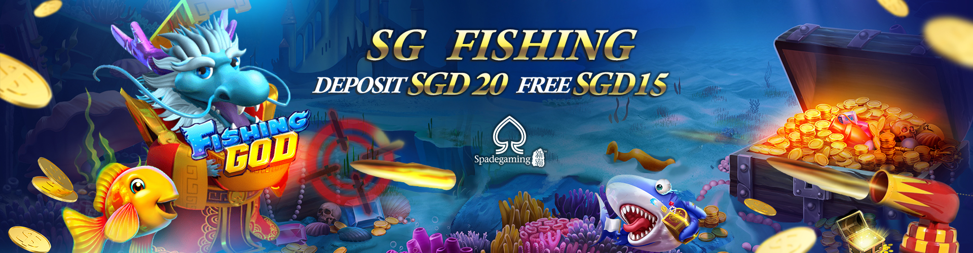 SG Fishing Deposit SGD20 Free SGD15