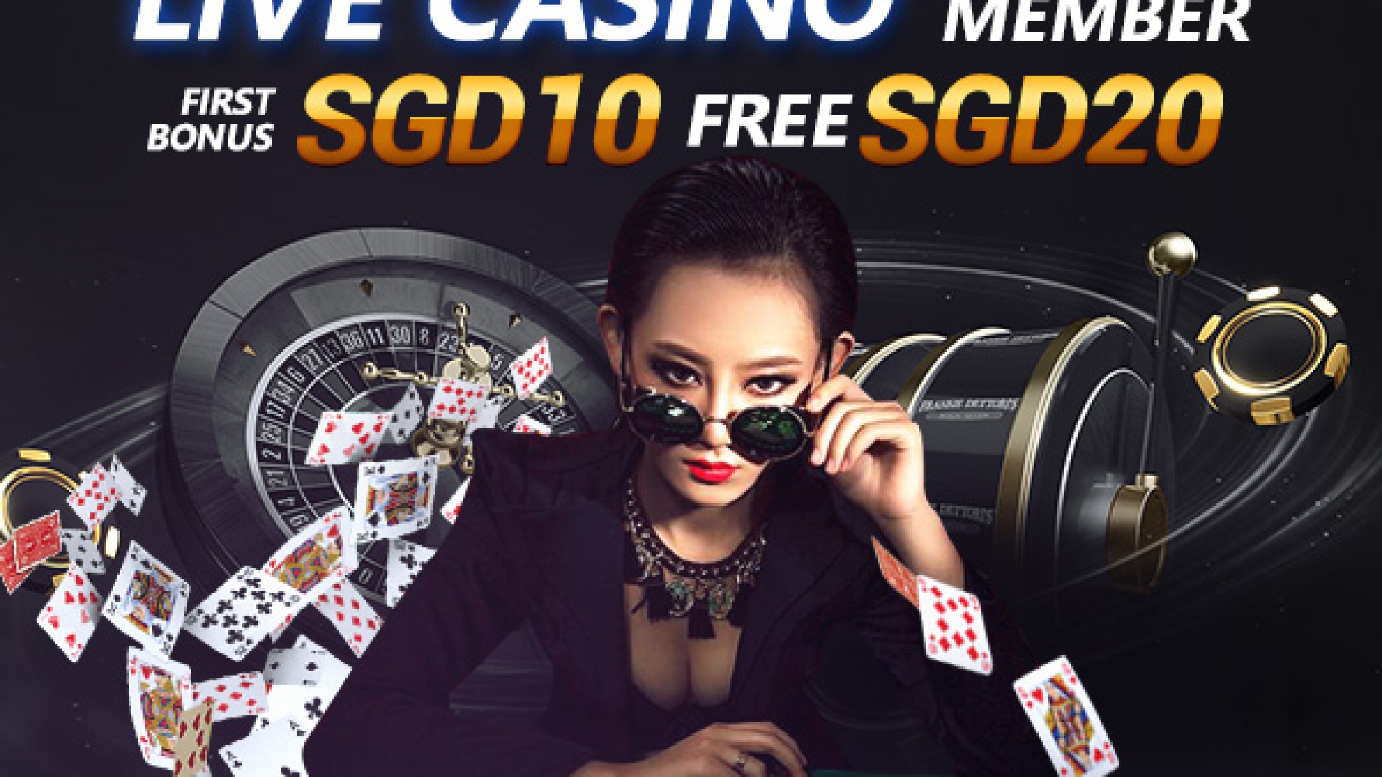 Live Casino New Member First Deposit SGD10 Free SGD20