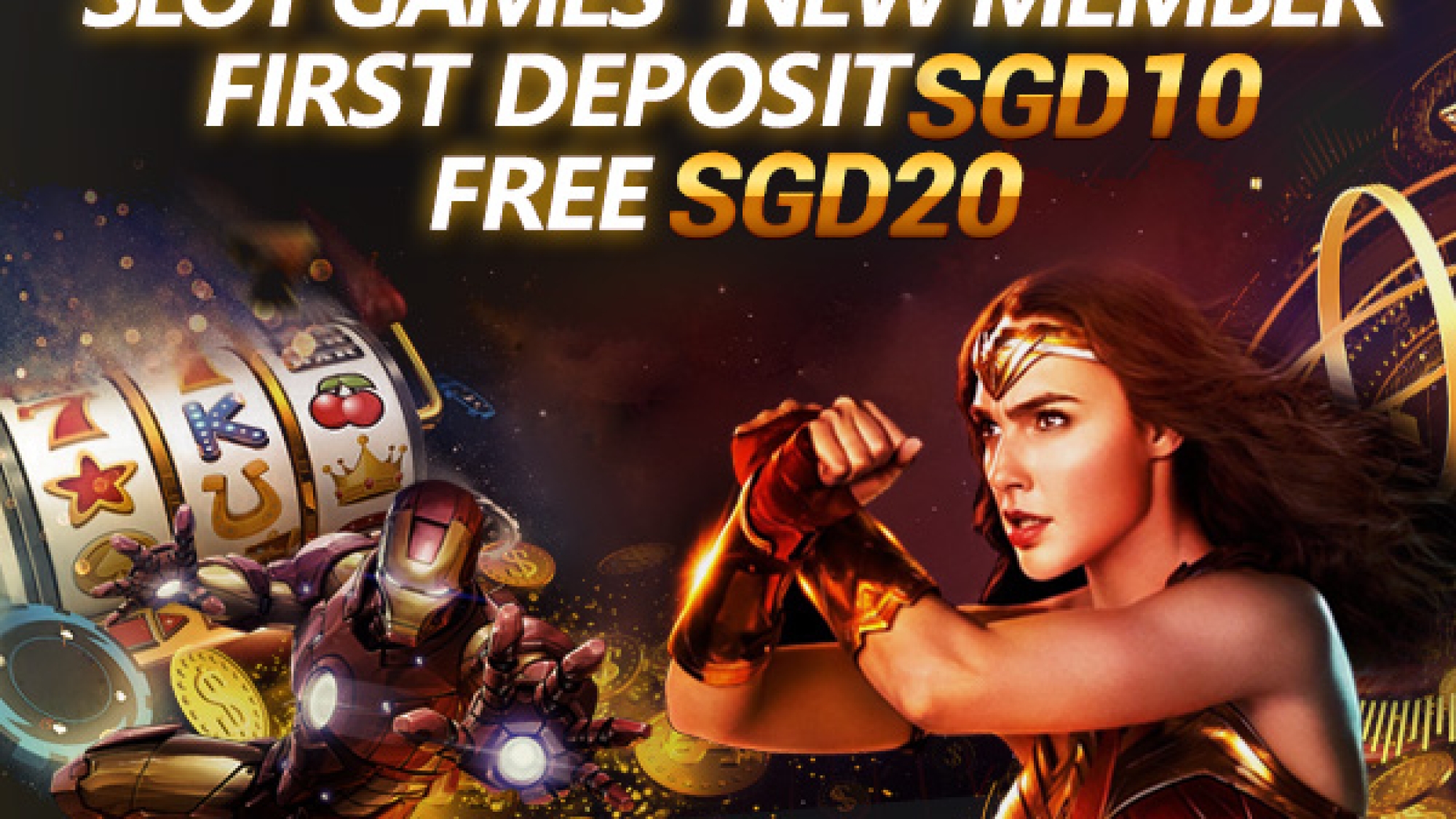 Slot Games New Member First Deposit SGD10 Free SGD20