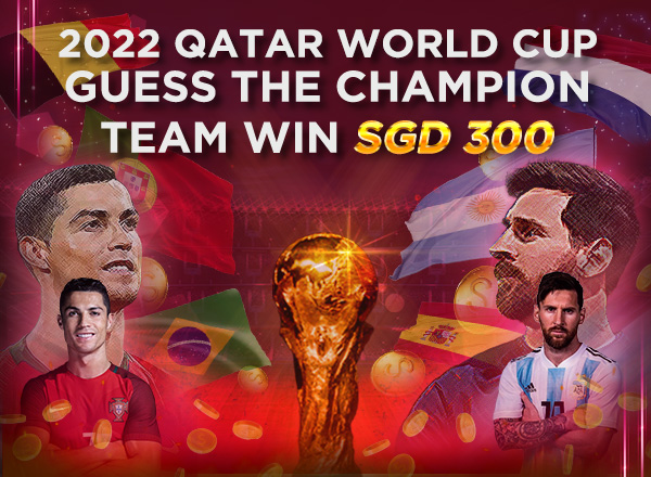 2022 Qatar World Cup Guess The Champion Team WIN SGD300